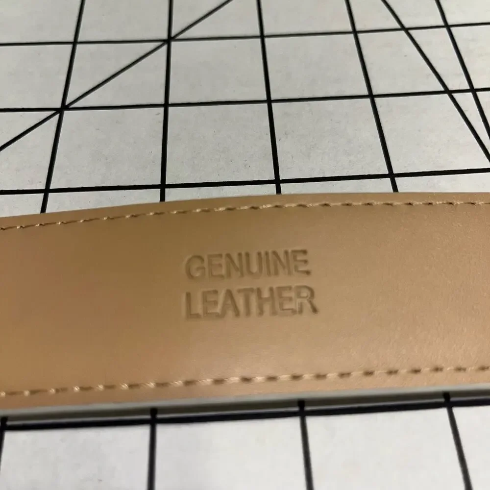 NWOT DRUH GENUINE LEATHER BELT GOLFER GREEN BUCKLE BELT